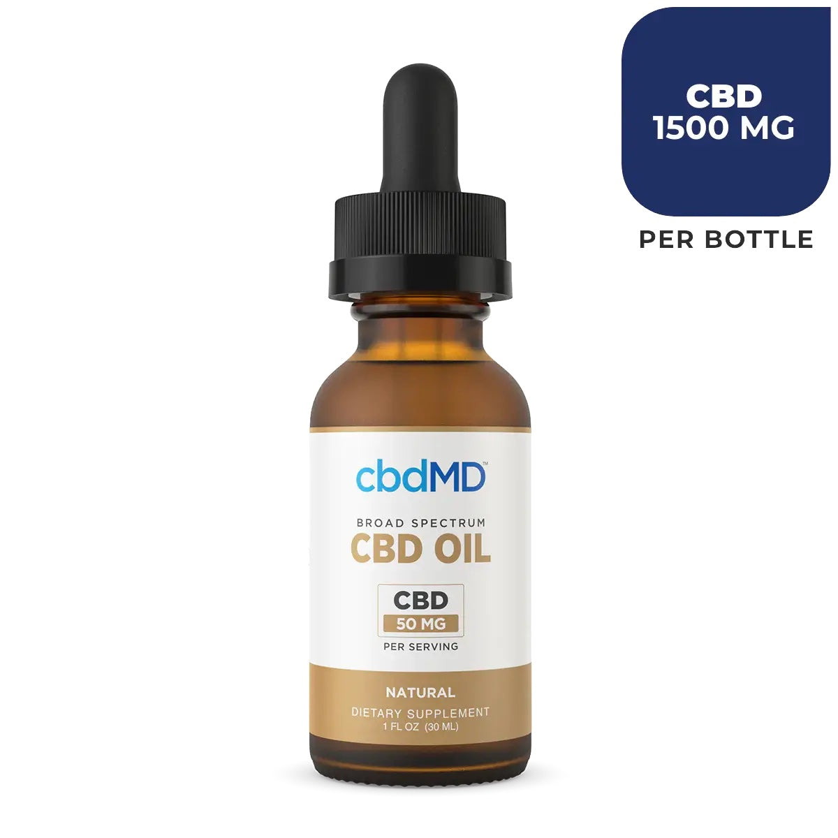 CBD Oil Tincture - Natural