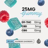 Simple Leaf - Blueberry Raspberry Delta 9 Gummies - Content