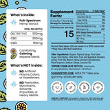 Simple Leaf - Blueberry Raspberry Delta 9 Gummies - Label