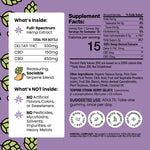 Simple Leaf - Mixed Berry Delta 9 Gummies - Label