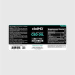 cbdMD - CBD FS Oil Tincture - 6000mg - Chocolate Mint - Label - NEW