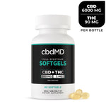 cbdMD - CBD Full Spectrum Oil Softgel Capsules - 6000mg - 30ct - NEW