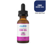 cbdMD - CBD Oil Tincture - 3000mg - Berry - NEW
