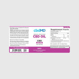 cbdMD - CBD Oil Tincture - 6000mg - Berry - Label - NEW