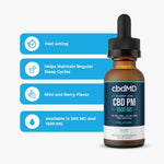 cbdMD - CBD PM for Sleep - Mint - 1500mg - Sell Sheet