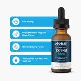 cbdMD - CBD PM for Sleep - Mint - 1500mg - Sell Sheet