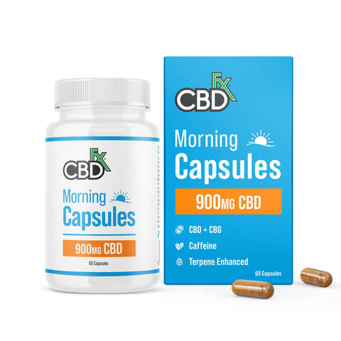 CBDfx - Morning Capsules - Bottle & Box - buy CBDfx