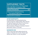 Elixinol - Everyday Rapid Reset Liposome - BS - Citrus Twist - 1000MG - Ingredients