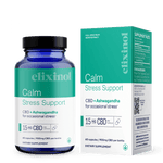 Elixinol Calm Stress Support Capsules - 60ct - Bottle and Box