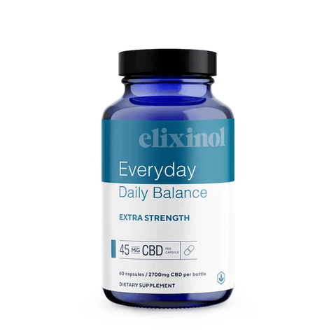 Elixinol Everyday Daily Balance Extra Strength Capsules - 60ct - Bottle