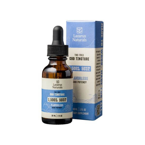 Flavorless High Potency CBD Isolate Tincture - New Bottle Box - 30ml