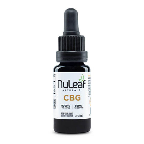 NuLeaf Naturals - CBG Oil - 900mg bottle