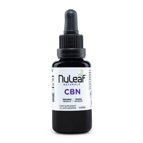 NuLeaf Naturals - CBN Oil - 1800mg bottle.