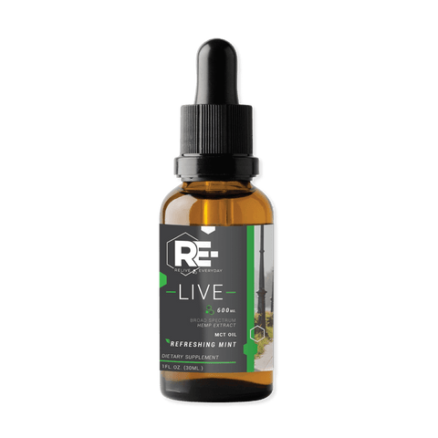 Relive Everyday CBD Tincture Level 1 Refreshing Mint