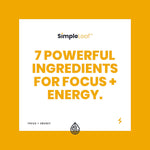 Simple Leaf CBD Focus and Energy Capsules 7 Ingredients