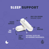 Simple Leaf CBD Sleep Support Capsules About