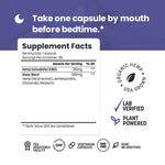 Simple Leaf CBD Sleep Support Capsules Label