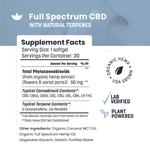 Simple Leaf Full Spectrum CBD Softgel - Ingredients